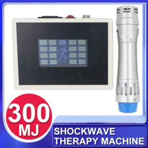 Portable Shockwave Therapy Machine Body Massager ED Treatment Tennis Elbow Massage 300MJ Shock Wave Equipment