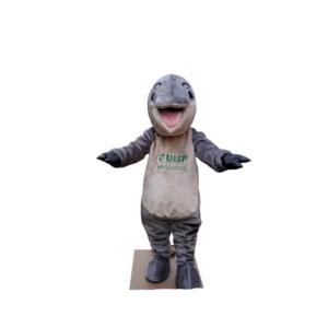 dolphin mascot costume grey dolphin custom fancy costume anime cosplay kits mascotte fancy dress carnival costume41590