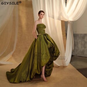 GIYSILE Avocado Green High End Evening Dresses for Bridal Meeting Banquet Birthday Toast Prom Dresses 2025 vestidos de fiesta