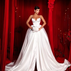 Sexy Spaghetti Strap Wedding Dress 2025 Charming Sleeveless Bridal Gown Elegant A-Line Satin Floor-Length Gown Customized