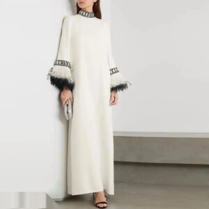 Dress Luxury Birthday Evening Dress Ankle Length Full Sleeves Summer Elegant Wedding Party Gowns For Women Arab 2024