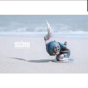 Sank Toys Sank The Child Little Sank The Void Emptinces Blues Resin Painted Collection Figurine Figure Model Statue