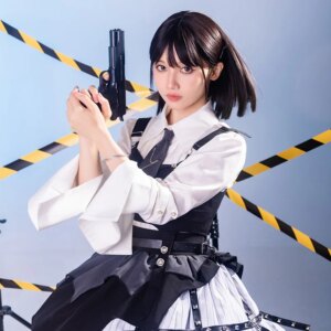 Original lolita dress cosplay Mechanic FS full set of fashion women elegant handsome top skirt set