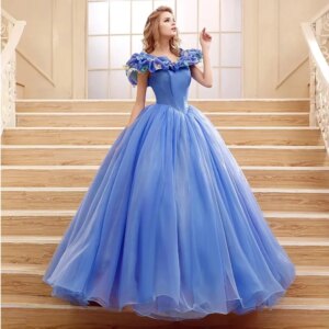 Fashion Prom Dresses Elegant Butterfly Ball Gowns Party Dresses Cinderella Cosplay Floor Length Princess Evening Dresses