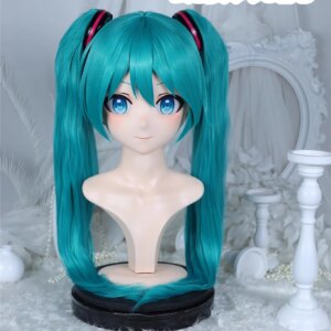 Customize Character Female/Girl Resin Kig Full Head With Lock Anime Cosplay Japanese Anime Kigurumi Mask