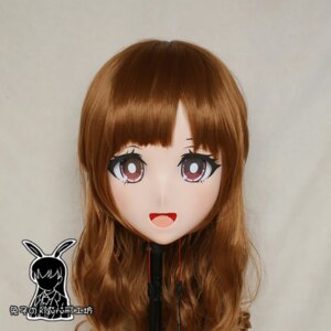 (RB655)Quality Handmade Female/Girl Resin 3/4 Head Japanese Anime Cartoon Character Cosplay Kigurumi Mask