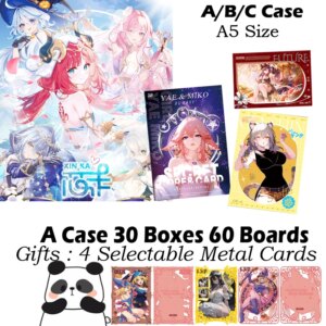 New A5 Size Goddess Card Waifu Hobby Game Doujin Collection Card CCG Booster box Toy Gifts