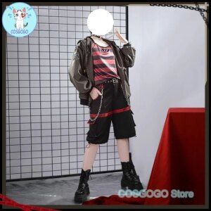 COSGOGO [Customized] VTuber Nijisanji Mashiro Meme Cosplay Costume New Clothes Cos Game Anime Uniform Hallowen Play Role Clothin