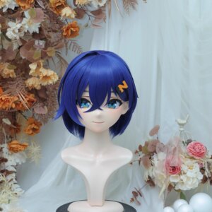 Customize Character Female/Girl Resin Kig Full Head With Lock Anime Cosplay Japanese Anime Kigurumi Mask
