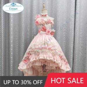 COSSUN [Customized] Who Made Me A Princess Atanasia / Athy Cosplay Costume Gorgeous Lolita Dress Halloween Outfits Women Adult P
