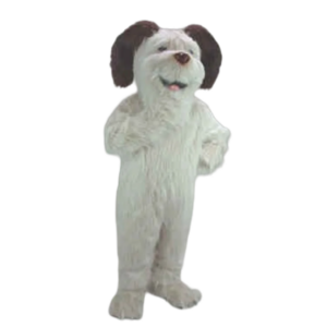Long Hair Plush Material Shaggy Dog Mascot Costume Adult Size Cartoon Character Mascot Outfit Suit Fancy Dress Carnival 720