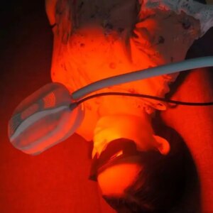 LED Phototherapy Mask for Face & Neck, Anti-Inflammatory Whitening, Reduce Oil & Blackheads, with Controller & Manual