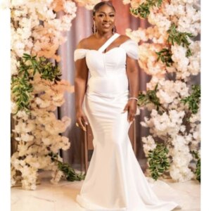 Lorencia Ivory Long Bridesmaid Dresses Sweetheart 2023 Mermaid Silk Satin Tulle Maid of Honor Wedding Party Gowns Lace Up YBD41