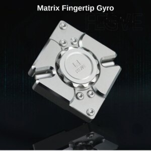 EDC Matrix Hand Twist Gyroscope Square Stainless Steel Fingertip Gyroscope Adult Leisure Entertainment Decompression Desk Toy