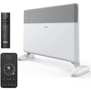 Convection Panel Space Heater,1500W Whole Room Heater for Indoor Use Large Room with Program Thermostat,Wifi App,Remote