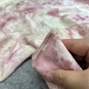 Tie-Dyed Jacquard Real Silk Hollow Fabric Dress Shirt Fabric