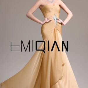 Strapless Mermaid Chiffon Evening Dresses Sleeveless Floor Length Formal Evening Gowns Sweep Train Robe de Soiree