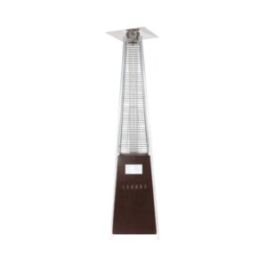 Brown Propane Iron Tower Type Flame Pyramid Patio Heater(13KW)