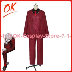 [Customized] Kuzuha Cosplay Costume Vtuber Clothes Fancy Party Formal Suit Anime Clothes Halloween Carnival Uniform