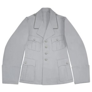 GUHE-005 WWII German Luftwaffe M33 Officer white summer Jacket tunic short cut
