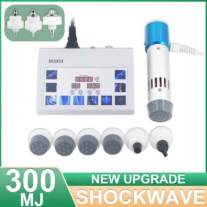 300MJ Shockwave Therapy Machine For Erectile Dysfunction Relief Sports Injury Pain Shock Wave Equipment Deep Muscle Massage