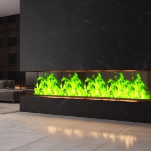 Steam Electric Fireplace Remote Control APP Interior Decoration Steam Fireplace Embedded Realistic Atomization Flame Fireplace