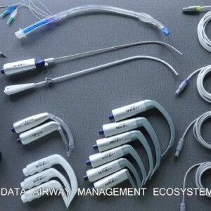 Besdata Multi-function 7 Inch High Resolution laryngoscope set intubation stylet flexible video set