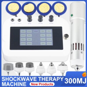 300MJ Shockwave Therapy Machine EMS For ED Treatment Relieve Neck Pain Physiotherapy Professional Shock Wave Massager Hot Sale