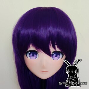 (RB1225)Customize Handmade Crossdress Full Head Female/Girl Resin Japanese Cartoon Character Animego Cosplay Kigurumi Mask