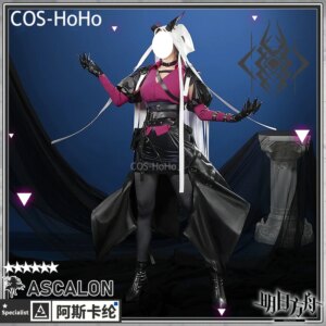 COS-HoHo Arknights Ascalon Specialist Game Suit Gorgeous Uniform Cosplay Costume Halloween Carnival Party Role Play Outfit