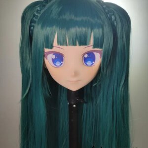 (NFD012)Customize Full Head Quality Female/Girl Resin Japanese Anime Cartoon Character Kig Cosplay Kigurumi Mask Crossdress Doll