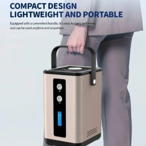 450ml/min Hydrogen Inhalation Machine, 99.99% portable Purity Dual Outlet H2 Generator, hydrogen inhalation machine portable