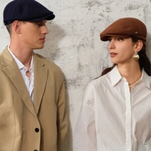 Elegant fashion high quality breathable pure cotton cap men’s and women’s white hats