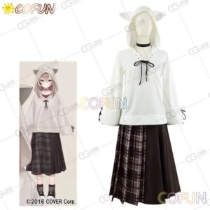 COFUN Vtuber Hololive Mumei Cosplay Costume Halloween Outfits Women Men Sweater Skirt Suit
