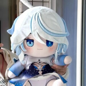 New Anime Genshin Impact Furina Cosplay 40CM Cute Plush Cotton Plushie Stuffed Pillow Birthday Gifts Girls