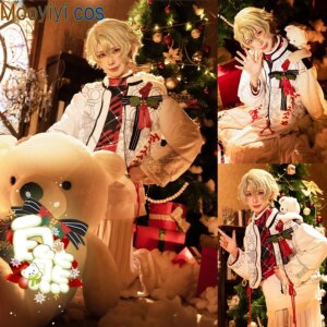 ES Mooyiyi cos Tomoe Hiyori Cosplay Costume Halloween Christmas Role Playing Party Comic Costume ensemble stars Tsukinaga Leo