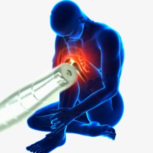 HLKGO Infrared Light Treatment Device for Pain Relief Wound Healing 650nm 808nm