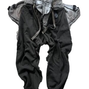 Designer Brand Washed Distressed Large Loose Pockets Contrast Color Overalls Casual Pants Men and Women Same Style Trousers