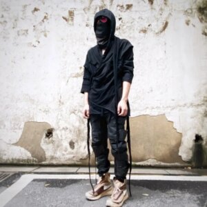 Avant-Garde Style Techwear Wasteland Personalized Design Men’s and Women’s Casual Pants Autumn and Winter Pants