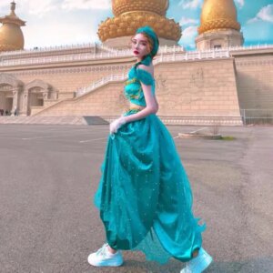 Ethnic Style Exotic Clothing, Dunhuang, Xinjiang, Desert Travel, Matching, Photo Clothes, Dancing Dress