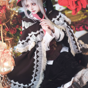 Irelia H Store Customized Bloodborne The doll Cosplay Costume Lady Maria Trench Long Coat Normal quality version