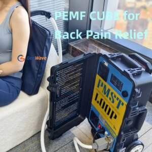 PEMF Therapy with PMST CUBE for Low Back Pain Relief Pulse Magnetic Physiotherapy Device