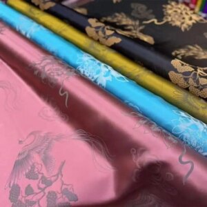 Real Silk Old Satin Cloth 30momme Chinese Style Cheongsam Clothes Heavy Silk Fabric