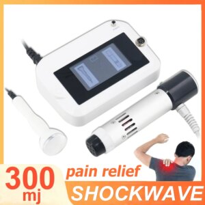 300MJ Shockwave Therapy Machine With 7 Heads Effectively Relieve Knee Joint Pain Shock Wave Equipment 2 In 1 Ultrasound Device