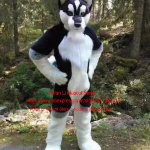 New Husky Dog Fox Wolf Mascot Costume Role Playing Cartoon Set Walking Birthday Party Prop Advertisement Carnival Gift 1358