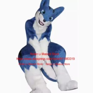 Sexy Husky Dog Fox Wolf Mascot Costume Walking Role Playing Cartoon Set Birthday Party Decoration Prop Coat Animal Adult 1358