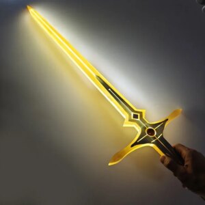 Aether Genshin Impact Sword Props Luminous Charging Cosplay Props Weapon Halloween Christmas Fancy Party Accessories