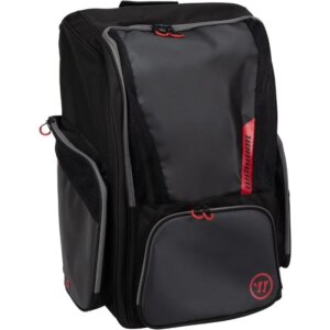 WARRIOR Hockey Pro Carry Backpack Bag (Black/Red)