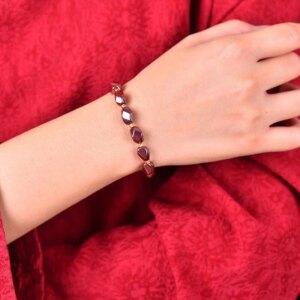 Natural Cinnabar Bracelet Women’s Original Ore High Purity Diamond Good Lucky Bead Bracelet Men’s Benmingnian Zodiac Snake Gifts