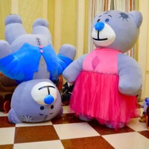 Sky02 Giant Inflatable Fulldress Bear Costume for Adult Full Walking Mascot Suit Cosplay Fancy Dress Party Weeding Cosplay88Ji #